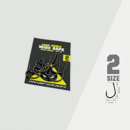 Wide Gape Carp Hooks 2