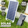 Mobiles/Tragbares 35W Solar Ladegerät mit USB - Solar Panel
