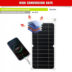 Mobiles/Tragbares 35W Solar Ladegerät mit USB - Solar Panel
