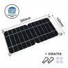 Mobiles/Tragbares 35W Solar Ladegerät mit USB - Solar Panel