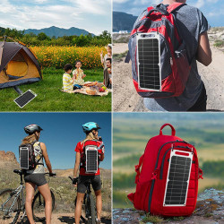 Mobiles/Tragbares 35W Solar Ladegerät mit USB - Solar Panel