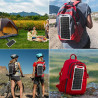 Mobiles/Tragbares 35W Solar Ladegerät mit USB - Solar Panel