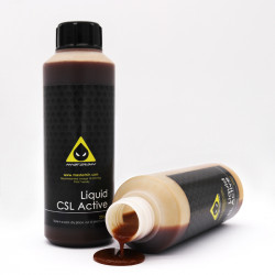 Fermented Corn Steep Liquor CSL liquid attractor flowing from bottle