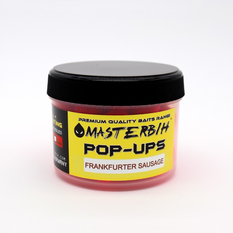 Masterbih Frankfurter Sausage Pop Ups 16 mm roter Fluo Wurst Hookbait