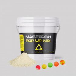 Masterbih Pop-Up Base Mix 250g with base mix and colourful Pop-Up boilies